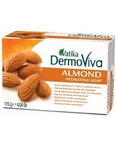 DABUR VATIKA DERMOVIVA ALMOND SOAP 115 G.