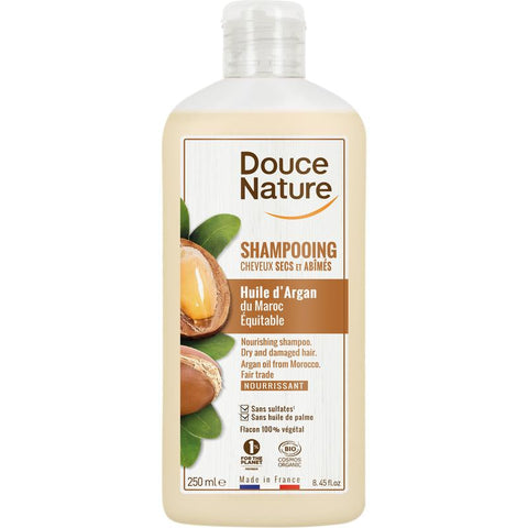 Creme shampoo met bio fair trade arganolie- Douce Nature-250ml - mysupernaturals